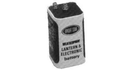 BATTERY DRY LANTERN 6V, SPRING TYPE