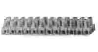 TERMINAL STRIP SEPARATABLE, PVC FLEXIBLE 12-POLE 380V 20A