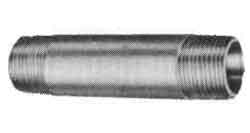 NIPPLE LONG CARBON STEEL GALV, 1/2 X 4&quot;