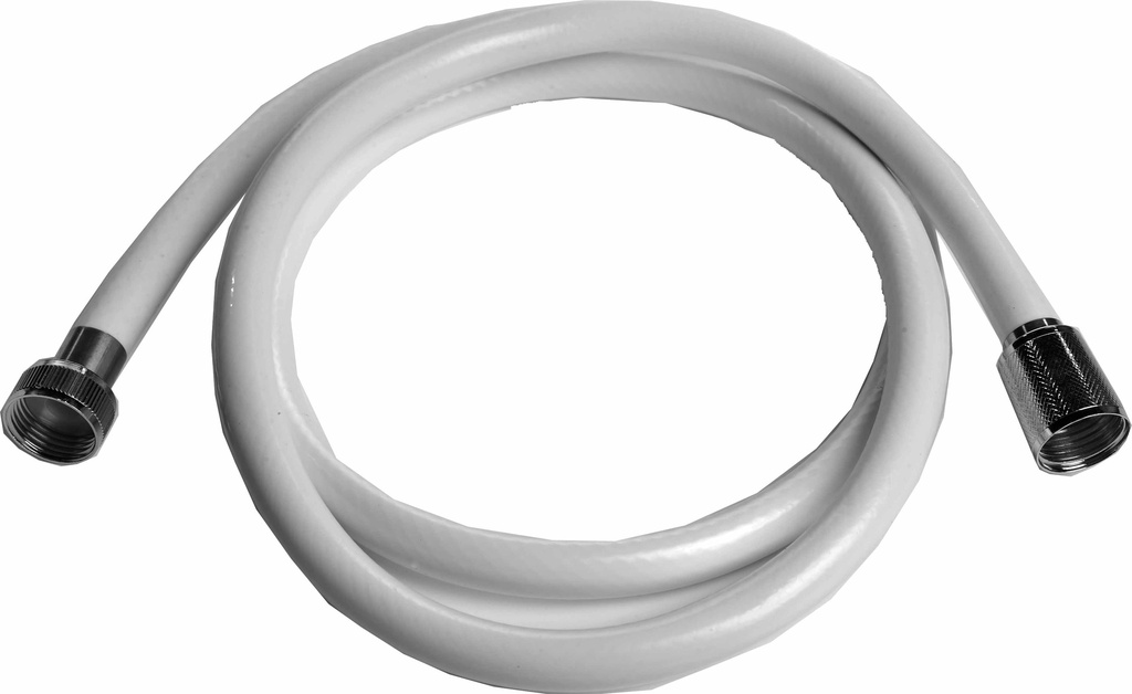 HOSE SHOWER WHITE PVC 1/2&quot;, 150CM WATERLINE SA210150