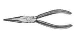 PLIER LONG-NOSE &amp; SIDE-CUTTING, PLASTIC COVERED HANDLE 200MM