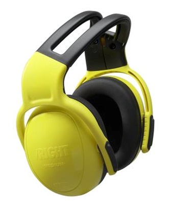 EAR MUFF LEFT/RIGHT MEDIUM, SNR 28-H/M/L 32/26/17 YELLOW