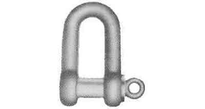 SHACKLE STRAIGHT EYE BOLT, GALV SE-TYPE 30MM SWL 5.4TON