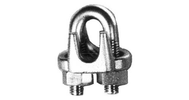 WIRE CLIP STANDARD S.STEEL, 6MM