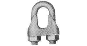 WIRE CLIP CAST-IRON STANDARD, GALV 4.5MM