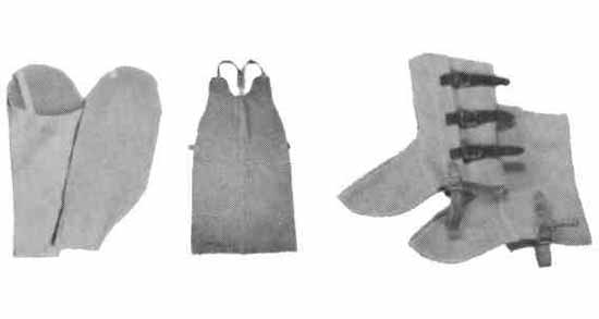 WELDER APRON CHROMED LEATHER