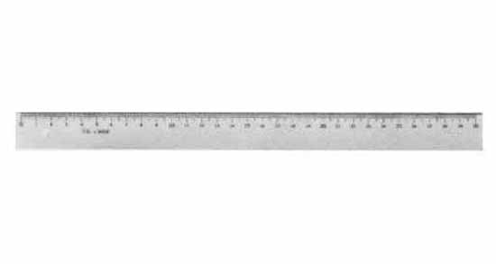 RULE STRAIGHT PLASTIC 400MM