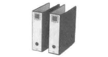 FILE HARD COVER W/ARCH HOLDER, &amp;FASTENER 307X282X85MM &quot;A-Z&quot;