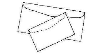 ENVELOPE WHITE MEDIUM 10'S