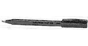 BALL-POINT PEN WATER-SOLUBLE, RED 0.5MM