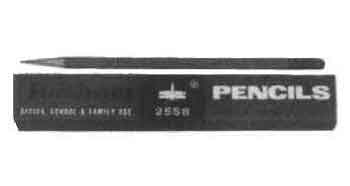 PENCIL FOR OFFICE USE B, WITHOUT RUBBER TIP