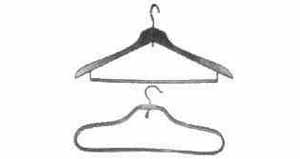 CLOTH HANGER 45CM WOOD WITH BAR PCE