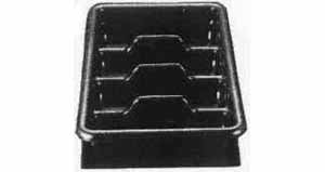 CUTLERY TRAY PLASTIC LARGE GN 1/1 53X32X10CM  4 COMP. PCE