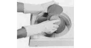GLOVES RUBBER FOR GALLEY USE, L-SIZE