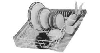 RACK DISH DRAINER STEEL WIRE, W/PLASTIC COATED 420X340X125MM