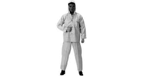 RAIN SUIT WITH HOOD VINYL, YELLOW XXL (3L)