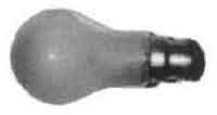LAMP VS FROSTED B-22, 220-240V 25W