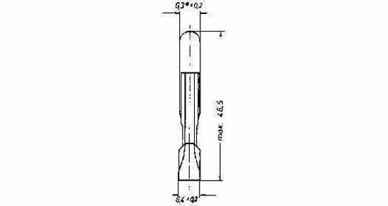 LAMP TELEPHONE INDICATOR T6.8, (45) 30V 40MA 6.8X44MM