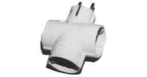 PLUG DISTRIBUTION 2-ROUND PIN, 3-WAY PHENOL RESIN SIEMENS NWT