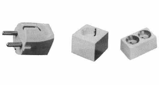 PLUG NON-WATERTIGHT, 2-ROUND PIN SIEMENS